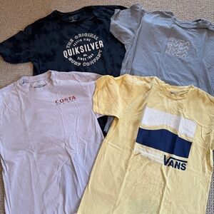 Four Boys T-Shirts (blue, yellow) Size 16